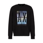 Armani Exchange Sweatshirt Black, Herr