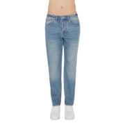 Armani Exchange Raka Jeans med avsmalnande passform Blue, Herr