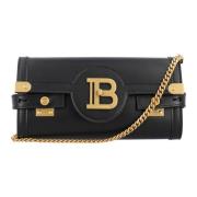 Balmain Svart B-Buzz Clutchväska Black, Dam