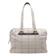 Chanel Vintage Pre-owned Tyg chanel-vskor Beige, Dam