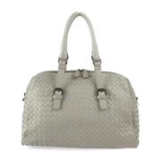 Bottega Veneta Vintage Pre-owned Laeder handvskor Gray, Dam