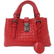 Bottega Veneta Vintage Pre-owned Laeder handvskor Red, Dam