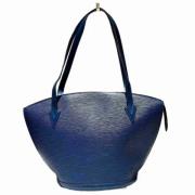 Louis Vuitton Vintage Pre-owned Tyg louis-vuitton-vskor Blue, Dam