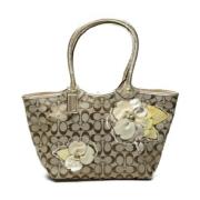 Coach Pre-owned Pre-owned Tyg axelremsvskor Multicolor, Dam