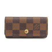 Louis Vuitton Vintage Pre-owned Canvas nyckelhllare Brown, Dam