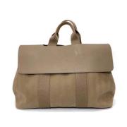 Hermès Vintage Pre-owned Tyg handvskor Beige, Dam