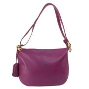 Loewe Pre-owned Pre-owned Tyg axelremsvskor Purple, Dam