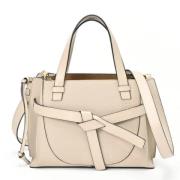 Loewe Pre-owned Pre-owned Tyg handvskor Beige, Dam