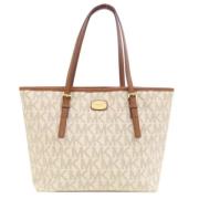 Michael Kors Pre-owned Pre-owned Tyg totevskor Beige, Dam