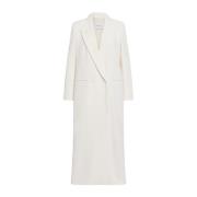 IVY OAK Maxi Blazerjacka med knappdetaljer White, Dam