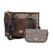 Coach Pre-owned Pre-owned Tyg axelremsvskor Multicolor, Dam