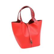 Hermès Vintage Pre-owned Tyg handvskor Red, Dam