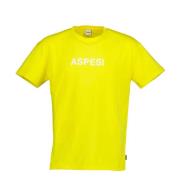 Aspesi Gula T-shirts Yellow, Herr