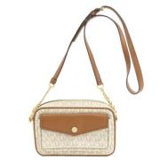 Michael Kors Pre-owned Pre-owned Tyg axelremsvskor Beige, Dam