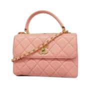 Chanel Vintage Pre-owned Laeder handvskor Pink, Dam