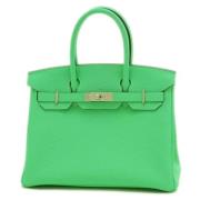 Hermès Vintage Pre-owned Tyg handvskor Green, Dam