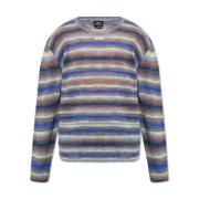 A.p.c. Randig Mohair Stickad Tröja Multicolor, Herr