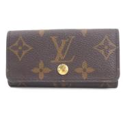 Louis Vuitton Vintage Pre-owned Canvas nyckelhllare Brown, Dam