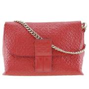 Loewe Pre-owned Pre-owned Tyg axelremsvskor Red, Dam