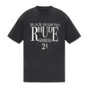 Rhude Bomull t-shirt Black, Herr