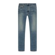 Amiri Logo Jeans Blue, Herr