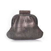 Chanel Vintage Pre-owned Tyg kuvertvskor Gray, Dam