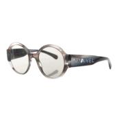 Chanel Vintage Pre-owned Plast solglasgon Gray, Dam