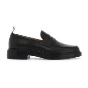 Thom Browne Klassiska Brogue Läderloafers Black, Dam