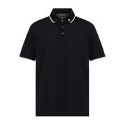 Emporio Armani Polo med logotyp Blue, Herr