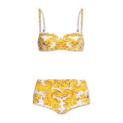 Dolce & Gabbana Tvådelad baddräkt Yellow, Dam