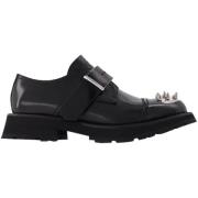 Alexander McQueen Läder lgskor Black, Dam