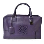 Loewe Pre-owned Pre-owned Tyg handvskor Purple, Dam