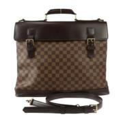 Louis Vuitton Vintage Pre-owned Laeder resvskor Brown, Dam