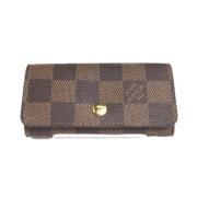 Louis Vuitton Vintage Pre-owned Canvas nyckelhllare Brown, Dam