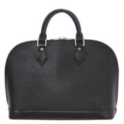 Louis Vuitton Vintage Pre-owned Tyg louis-vuitton-vskor Black, Dam