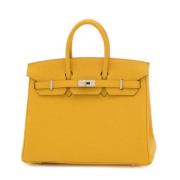 Hermès Vintage Pre-owned Tyg handvskor Yellow, Dam