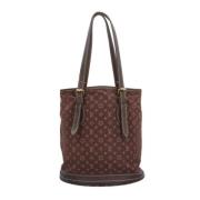 Louis Vuitton Vintage Pre-owned Tyg louis-vuitton-vskor Brown, Dam