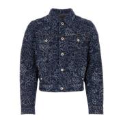 Kenzo Snygg Denimjacka Blue, Herr