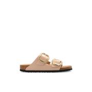 Birkenstock Arizona Big Buckle Sandaler Beige, Dam