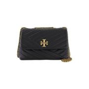 Tory Burch Laeder handvskor Black, Dam