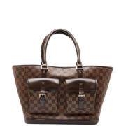 Louis Vuitton Vintage Pre-owned Tyg louis-vuitton-vskor Brown, Dam