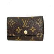 Louis Vuitton Vintage Pre-owned Canvas nyckelhllare Brown, Dam