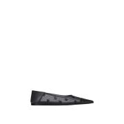 Givenchy 4g Mesh Ballerinaskor Black, Dam