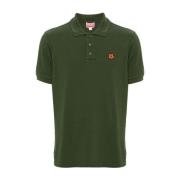 Kenzo Grön Blomma Polo Skjorta Green, Herr