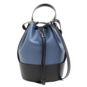 Loewe Pre-owned Pre-owned Tyg axelremsvskor Blue, Dam