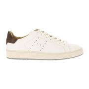 Hogan Lädersneakers med Mockainsatser White, Herr