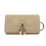 Dior Vintage Pre-owned Canvas plnbcker Beige, Dam