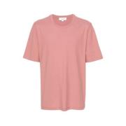 Lardini Rosa Bomull T-shirt Lättvikts Jersey Pink, Herr