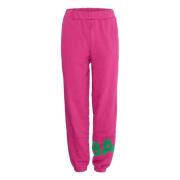 Ball Flock Sweat Pants Very Berry Pink, Dam