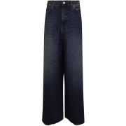 Haikure Intense Blue Wide Leg Jeans Blue, Dam